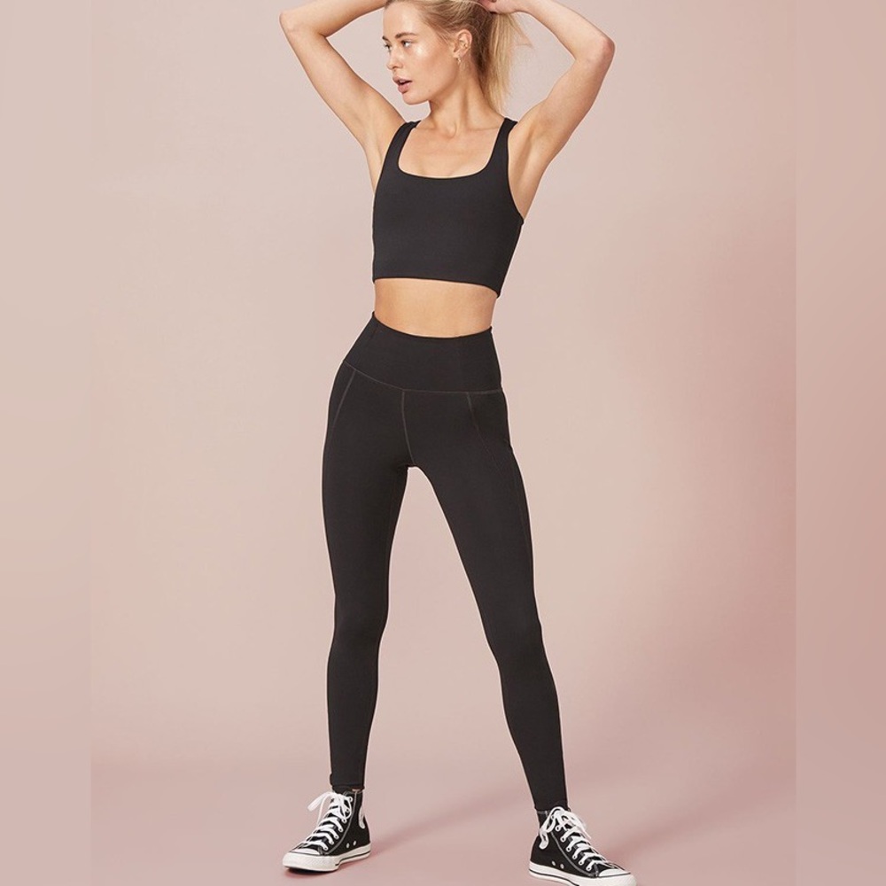 Girlfriend Collective high waist compressive legging small black ✨💕